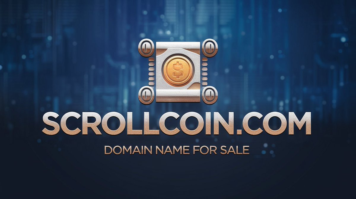 mrbrahimfilali's tweet photo. 💰📜 Domain for sale: https://t.co/Ds8RNEwKkU! Perfect for cryptocurrency, blockchain projects, or digital finance platforms. A unique, memorable name for the next big thing in crypto. Secure it today! 🚀🔗

#DomainForSale #ScrollCoin #Cryptocurrency #Blockchain #DigitalAssets https://t.co/1wdVdCXWit