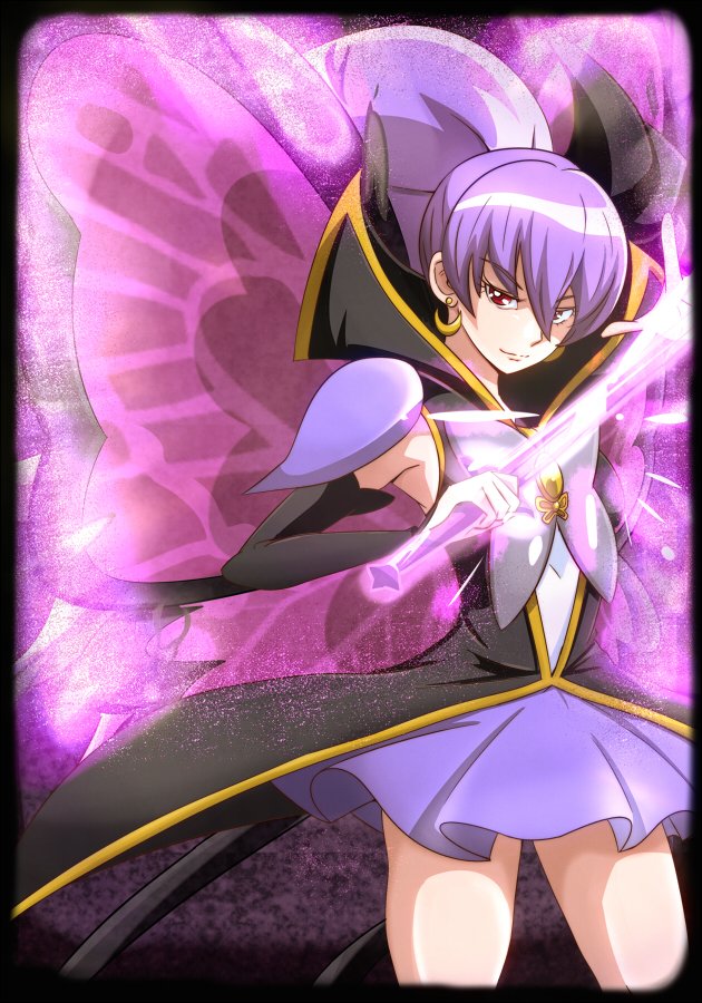 キュアテンダーとキュアミラージュです
‥‥クイーンミラージュ描いてなかった!
(今気づいたの!?) 