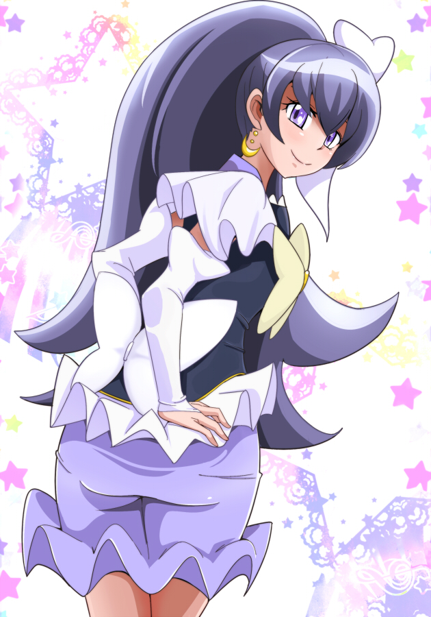 キュアテンダーとキュアミラージュです
‥‥クイーンミラージュ描いてなかった!
(今気づいたの!?) 