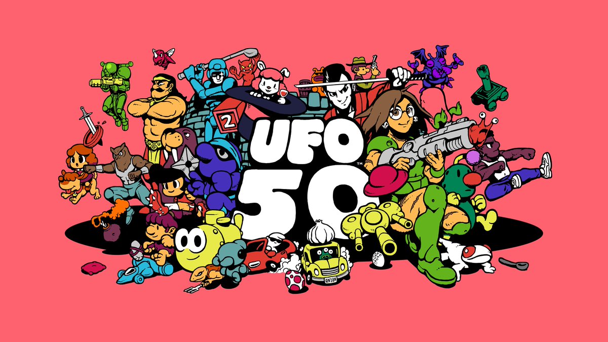 UFO 50 is $22.49 on Steam bit.ly/3Bad3KF

UFO 50 is a collection of 50 single and multiplayer games that span a variety of genres, from platformers and shoot 'em ups to puzzle games, roguelites, and RPGs.