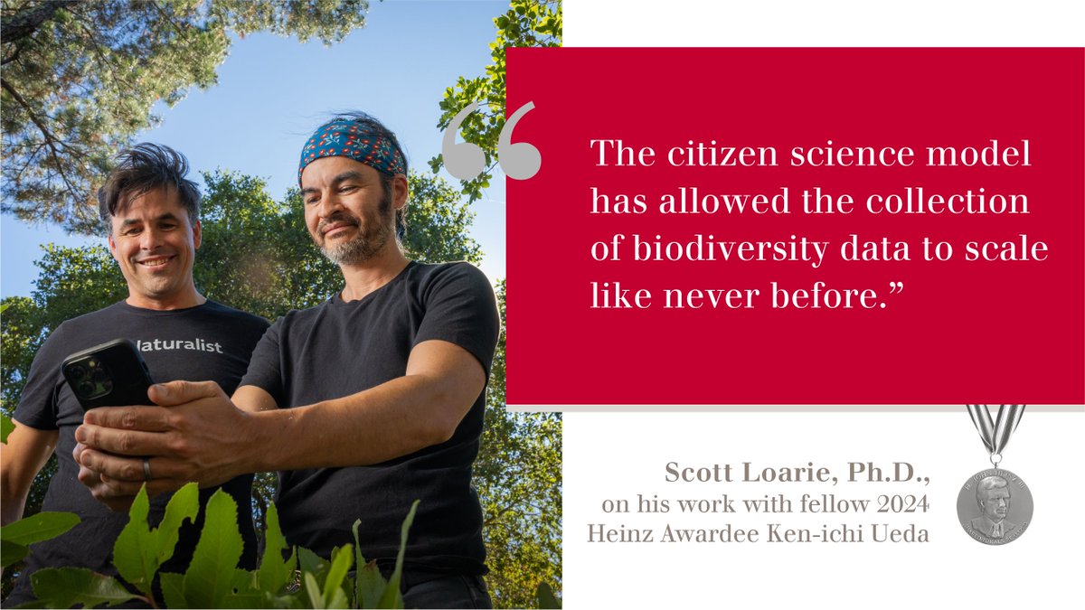 The Heinz Awards (@heinzawards) on Twitter photo We’re proud to recognize <a href="/loarie/">scott loarie</a> and Ken-ichi Ueda with the 2024 #HeinzAward for the Environment for developing @iNaturalist, the world’s largest citizen science project, connecting millions to the wonders of nature. bit.ly/3MLqoeL We’re proud to recognize <a href="/loarie/">scott loarie</a> and Ken-ichi Ueda with the 2024 #HeinzAward for the Environment for developing @iNaturalist, the world’s largest citizen science project, connecting millions to the wonders of nature. bit.ly/3MLqoeL