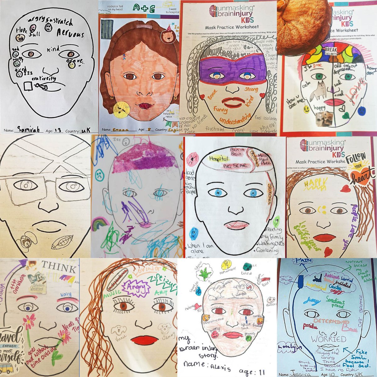 Our ABI coordinators recently asked the children &amp; young people they support to get involved with an art activity that explores their feelings around their acquired brain injury &amp; how it fits into their identity.

REPLY '⭐️' if you think they did a wonderful job.

<a href="/I_B_I_A/">IBIA</a>