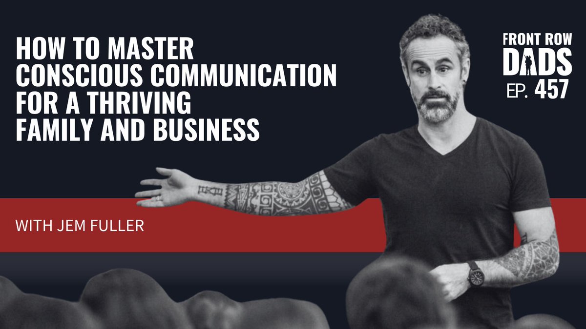 jonvroman's tweet photo. The Podcast for Family Men with Businesses NOT
Businessmen with Families

How to Master Conscious Communication for a Thriving Family and Business w/ Jem Fuller

In this episode we go over:
-The power of pause
-practical tools for staying present
-building deeper, more meaningful connections at home and work

https://t.co/hL2tTYiXw6