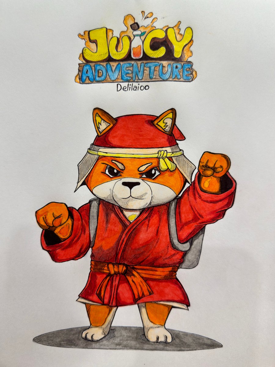 Delilaioo's tweet photo. I found the project on the web3 and it's @juicy_adventure. How exciting that Art Contest is going on right now and I am presenting my work to you! #juicyadventure https://t.co/AmcPyNWi7g