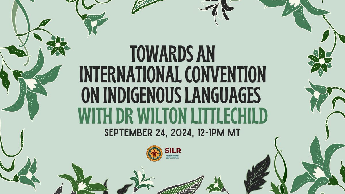 archivistsdotca's tweet image. Join Dr. Wilton Littlechild as he outlines the development history and current activities related to the preservation and revitalization of Indigenous languages within the framework of the United Nations&apos; Decade of Indigenous Languages. Register here: ualberta.ca/en/events/augu….