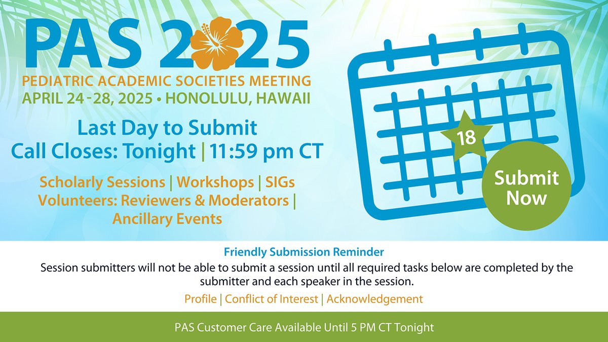 Pediatric Academic Societies tweet media