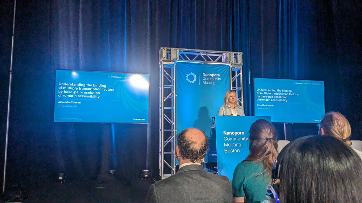 Ailsa MacCalman (@ailsamaccalman1) on Twitter photo Incredible few days at the Nanopore Community Meeting. Thank you to <a href="/nanopore/">Oxford Nanopore</a> for inviting me to talk about our work looking into base-pair level chromatin accessibility <a href="/nickdlowens/">Nick Owens</a> #nanoporeconf Incredible few days at the Nanopore Community Meeting. Thank you to <a href="/nanopore/">Oxford Nanopore</a> for inviting me to talk about our work looking into base-pair level chromatin accessibility <a href="/nickdlowens/">Nick Owens</a> #nanoporeconf