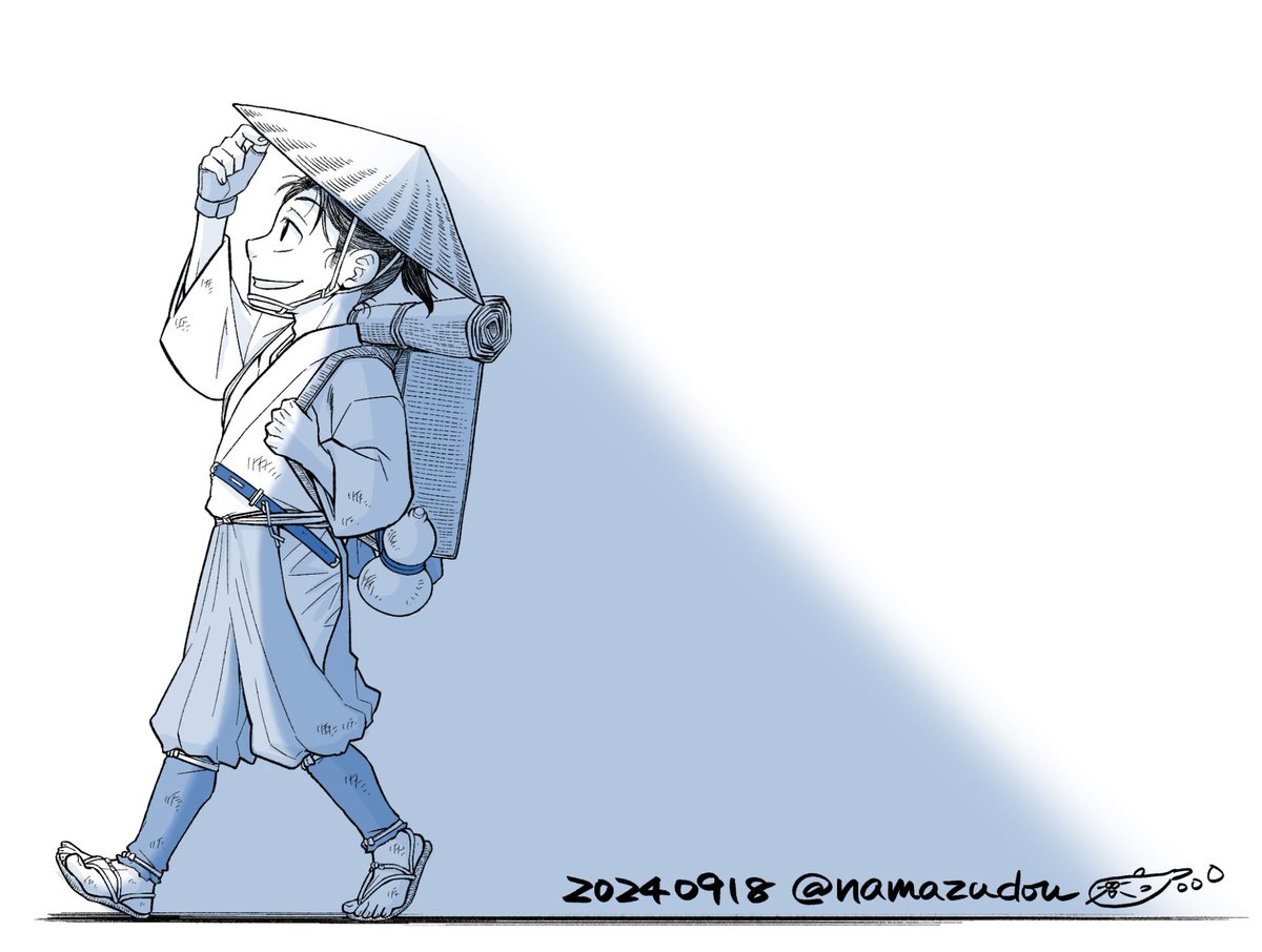 1598/09/18→2024/09/18
「永い道ゆき、望月とはありがてぇ」 