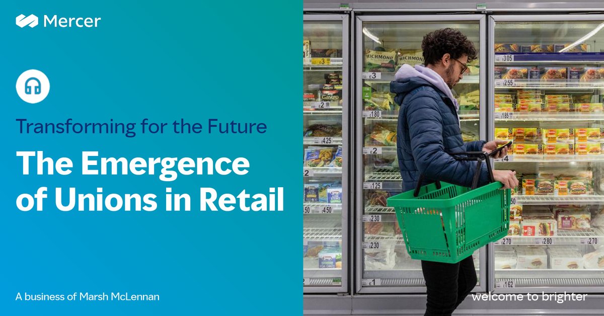 JBellavary's tweet photo. Our latest #podcast dives into the future of employee relations in the #retail industry. Discover what's driving union support, how to foster strong employee relations, and effective labor relations strategies for the #FutureofWork. #HR https://t.co/r62R0fTrB2 https://t.co/Y5E7GaBPRI