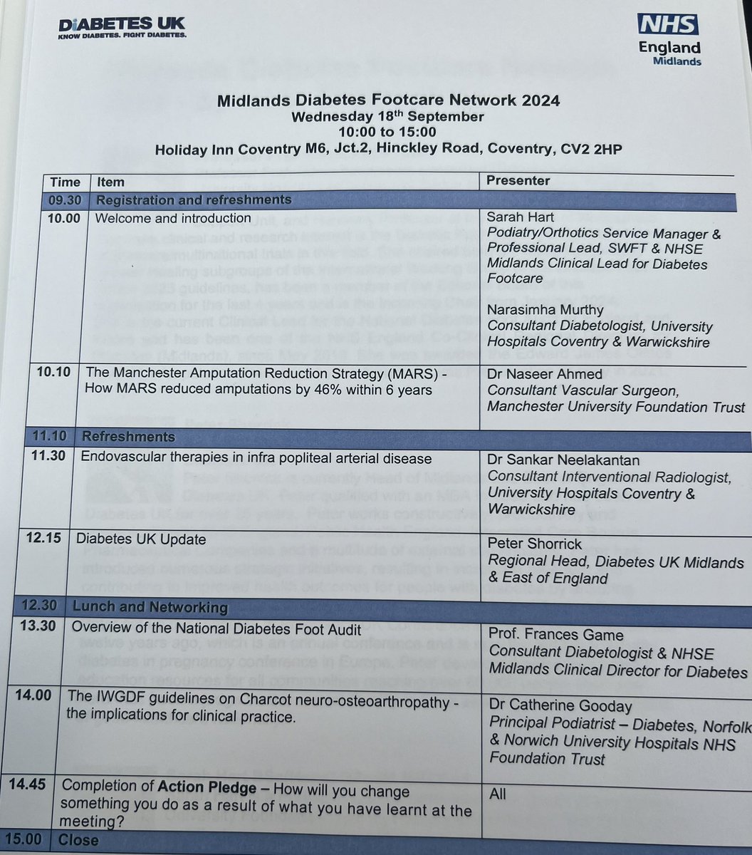 Helen Milnes (@surgery_foot) on Twitter photo Great to be back at the first F2F Midlands Diabetes foot care network meeting since 2019 👣 <a href="/anthonymaher/">Anthony Maher 🇺🇦 💙</a> <a href="/nas_vascular/">Naseer Ahmad</a> <a href="/DiabetesUK/">Diabetes UK</a> Great to be back at the first F2F Midlands Diabetes foot care network meeting since 2019 👣 <a href="/anthonymaher/">Anthony Maher 🇺🇦 💙</a> <a href="/nas_vascular/">Naseer Ahmad</a> <a href="/DiabetesUK/">Diabetes UK</a>