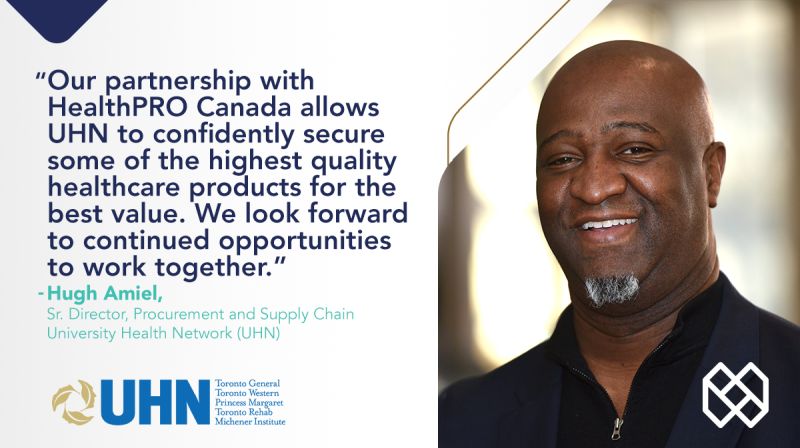 HealthPROCanada's tweet photo. At HealthPRO Canada, our members are at the heart of everything we do. We believe that collaboration is key to achieving excellence, and we deeply value the partnerships that drive our success. Working together with organizations like @UHN enables us to continually improve and meet the contracting needs of our members. 

Thank you, UHN for your unwavering trust and collaboration. Together, we're making a significant impact every day!

#HealthPROCanadaMember #Collaboration #healthcareprocurement #CanadianHealthcare