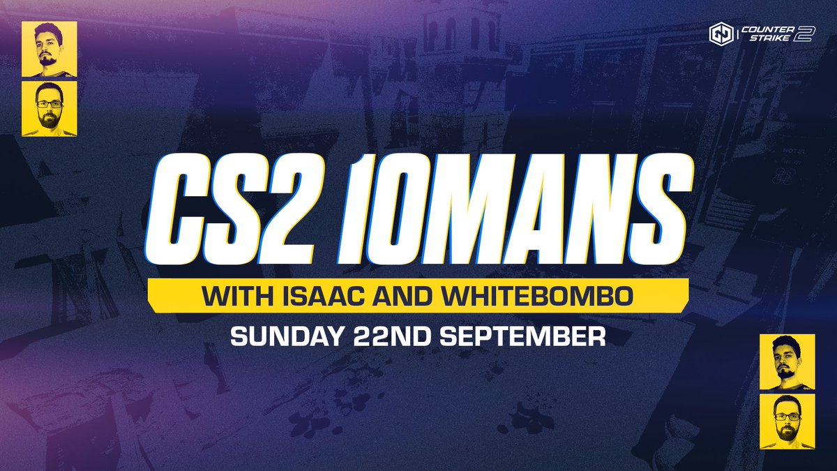 TeamEndpoint's tweet image. We&apos;re bringing together our two CS streamers for 10-mans 🙌

Find new team-mates or just some fun games - starts 6pm Sunday ⏰