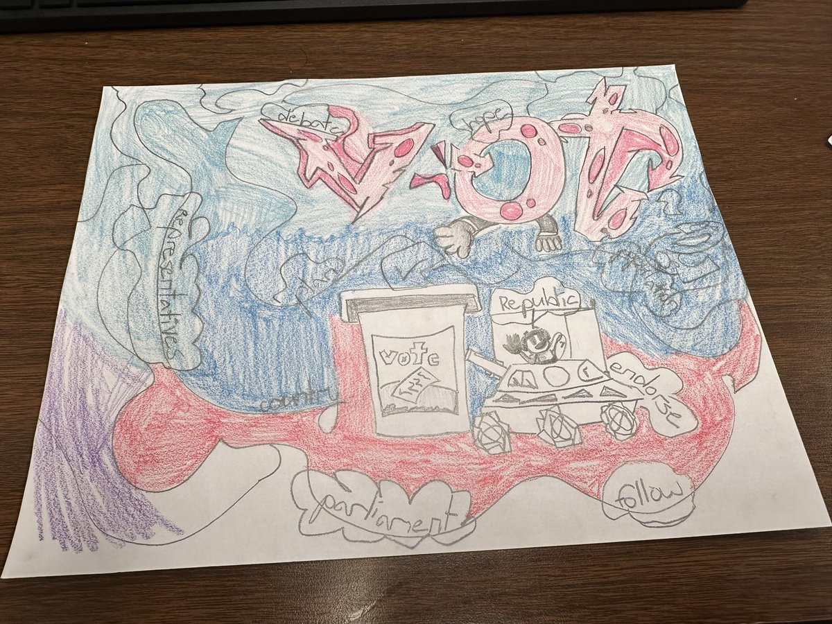 CoachReardon_'s tweet photo. Always blown away by the creativity and ability of our @NISDBernal students! Some awesome graffiti wall examples. Styles of government!
#TeamBernal #SocialStudies https://t.co/ZUbS3xtqUq