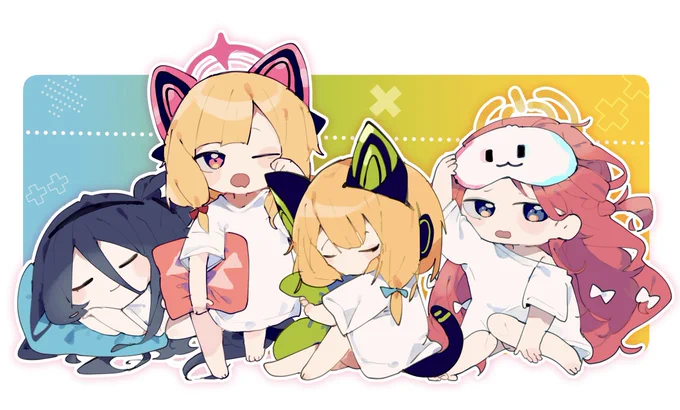 #皆さんラフと塗った後を見せてください 