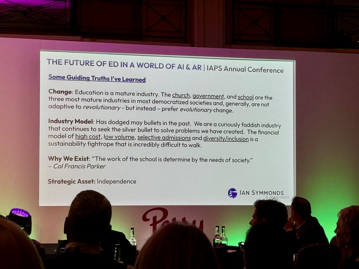 Mrs Coulson joins over 300 representives from the independent sector at the  IAPS conference in Wales.  She is excited to be listening to Ian Symmonds about the ‘Future of Education in a World of AI and Augmented Reality’.<a href="/iapsuk/">IAPS</a> #iaps2024 #independentschools #ai #iansymmonds