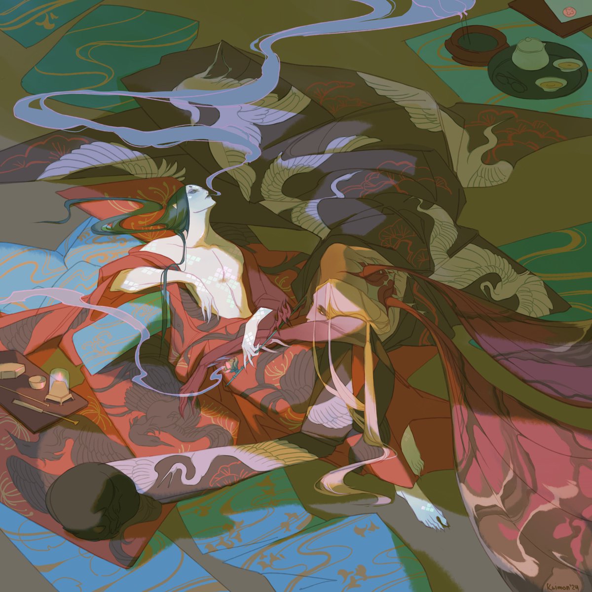 Isa, Shenater and Tenebraks (OC)