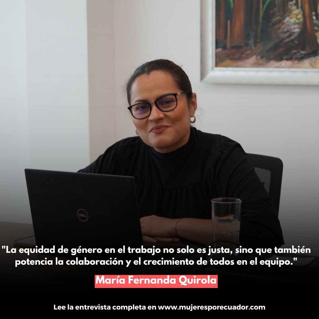 ¡Una visión laboral igualitaria!

En la edición #40 de Mujeres sin Límite te presentamos a María Fernanda Quirola 🗣️

Encuentra la entrevista completa en nuestra página oficial.

<a href="/AGRORUM/">AGRORUM® LATAM</a> 

#mujeresinlimite
#mujereslideres