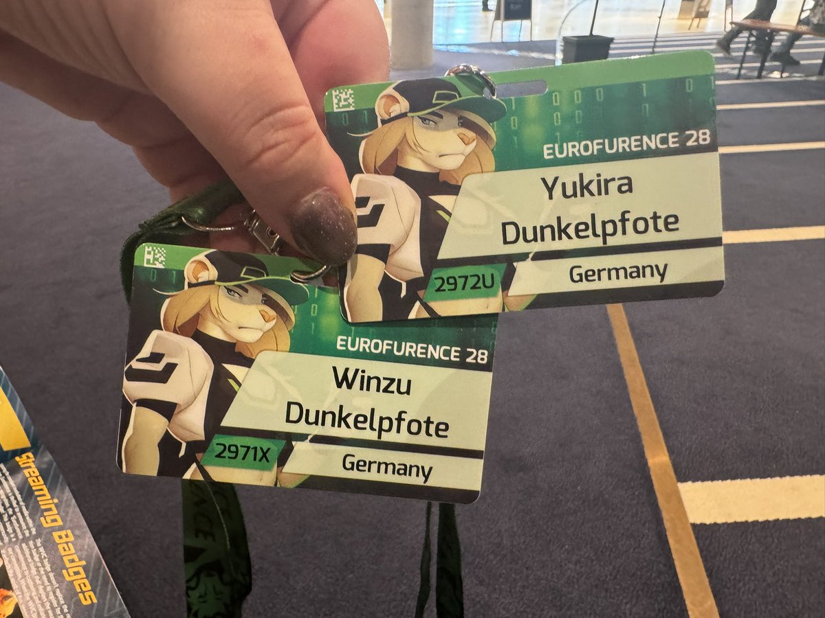 We are inside! 
<a href="/DpWinzu/">Winzu 🔜2Dance, EF30, RuhrFurMeet</a> #Eurofurence