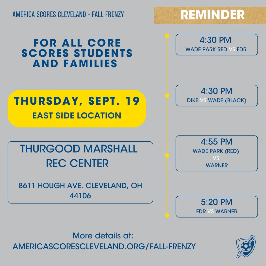 Cleveland SCORES tweet media