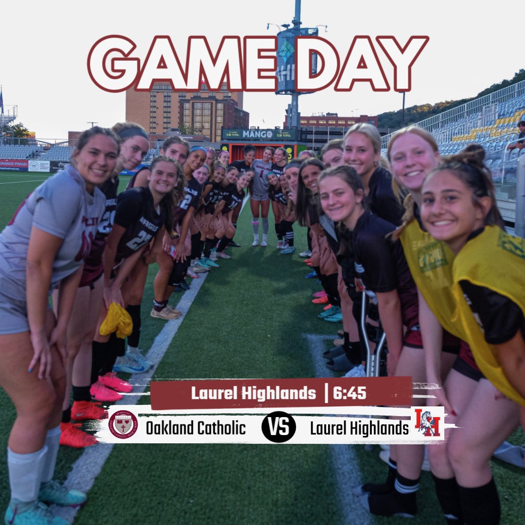 SECTION GAME DAY‼️
🆚 Laurel Highlands 
📍 @ Laurel Highlands 
⏰ 6:45