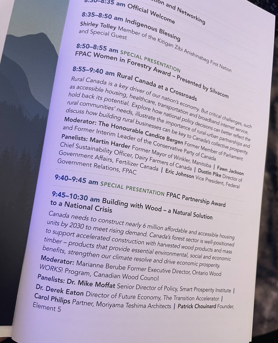 DanielleMcGee's tweet photo. The @FPAC_APFC National Forest Policy Conference is in #Ottawa today. Thanks @KerryPattersonB &amp; @DerekNighbor !

A great day of panels including discussions on how we address Canada's housing crisis.

Affordability &amp; sustainability go hand in hand with #AffordableHousing https://t.co/BVqKX64cDb