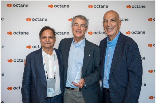 Congrats! FI  board vice chair, Fred St Goar, MD received the <a href="/OctaneOC/">Octane OC</a> Cardiovascular Innovation Award in recognition of  contributions that advanced the standard of medical care, including MitraClip, intravascular ultrasound &amp; the JADA System, among others. #innovation #leader