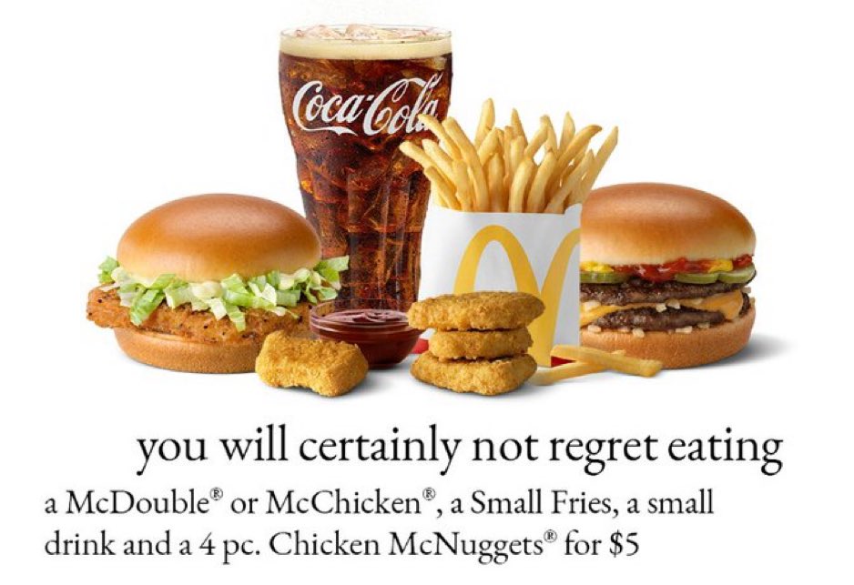 _actn's tweet photo. Don’t be so sure, McDonalds https://t.co/vRAIRvWfCS