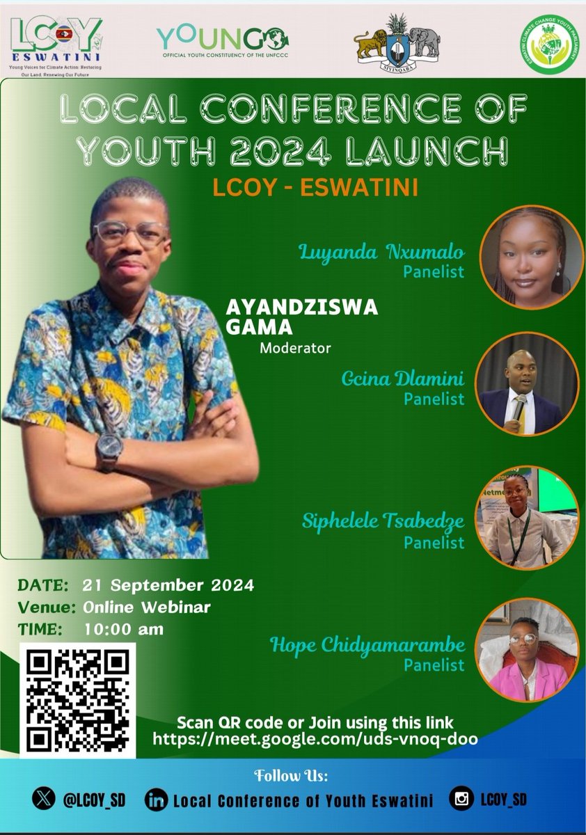 LCOY_SD's tweet photo. The LCOY Lauch will be happening this Saturday, 21 September 2024, at 10 AM as an online webinar and please scan the QR code or follow the link on the poster to join. We hope you will join the conversation and bring forth impactful change. 

See you there! https://t.co/n0bffg8qc2