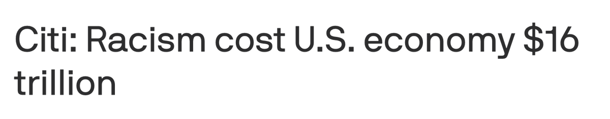 4 years ago <a href="/Citi/">Citi</a> reported that racism cost the US $16 trillion.  Today we put out a report showcasing the environmental racism that <a href="/Citi/">Citi</a> furthers through its financing of polluting gas and plastics companies in Texas &amp; Louisiana. 

➡️ fossilfreeciti.org/2024/09/18/rep…

#ClimateWeekNYC