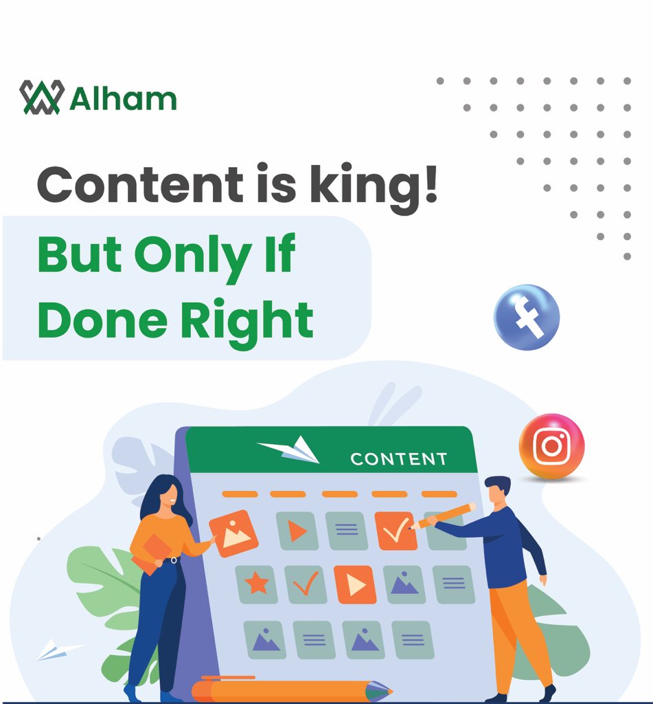 AlhamWebtech's tweet image. Content is king! 👑 But only if done right. 
From blogs to social media posts, learn how our content marketing services can help your brand stand out in Victoria. 
#ContentMarketing #VictoriaBusiness #AlhamWebtech #Vancouver #VictoriaBC #SmallBusinessBC #Trending #SEO #wordpress