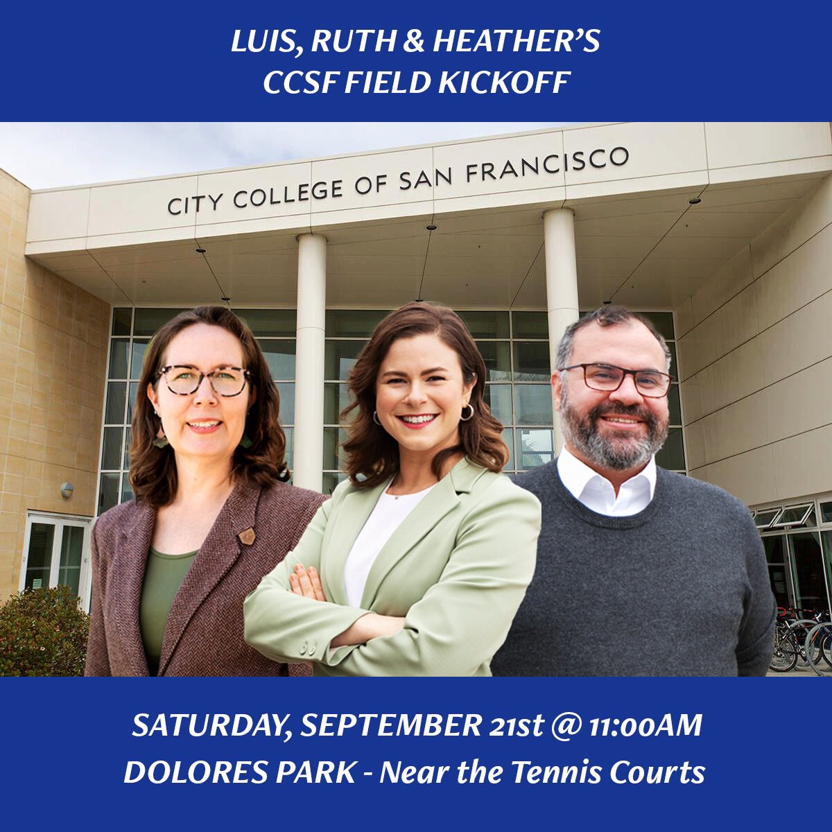 Join us for our Campaign Launch and first Field Mobilization! Come hear from some amazing guest speakers and help elect new leadership at CCSF! Sign up here: partiful.com/e/iJdJs5nJKgid…