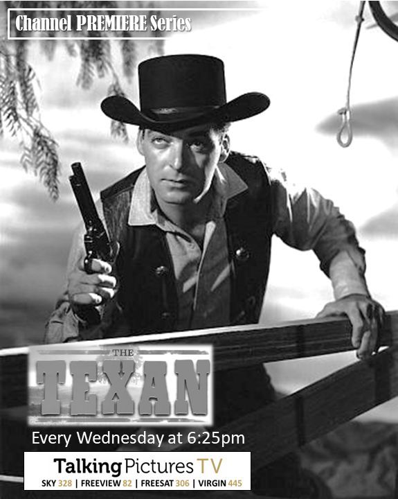 TalkingPicsTV's tweet photo. Longley is robbed by two gunmen in THE TEXAN (1958) Premiere 6:25pm #RoryCalhoun #MichaelLandon #StuartRandall 'The Hemp Tree' #TPTVsubtitles https://t.co/lkCM3vZgxI