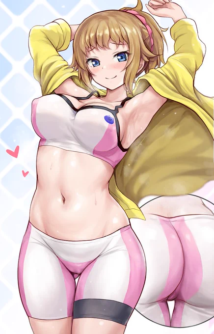 アニメ見直してたら久々に描きたくなっちまったエッチ過ぎる女。ホシノフミナぱいせん 