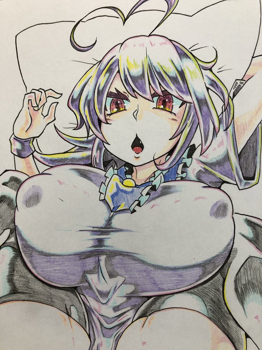 ぬえちゃん途中
紅楼夢の色紙は15枚目標 