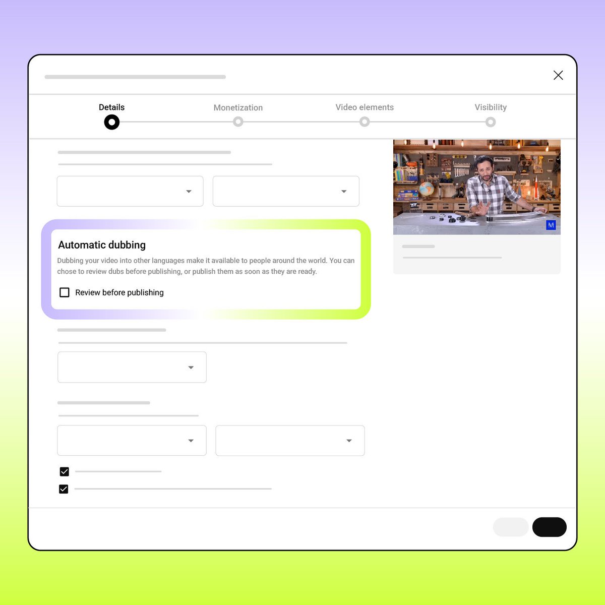 In the coming months, YouTube will launch Auto-Dubbing for "hundreds of thousands" of creators. 

It generates translated audio tracks in various languages, including Spanish, Portuguese, French, Italian, and more.

#YouTubeNews #TOSgg