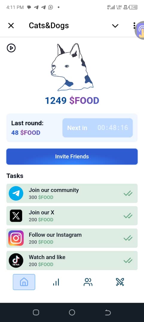 The Next big project like $Dogs  don't miss $cats$dogs   this project just launch some hour ago some hours ago it was also introduce by memefil use the link below to join early 👇👇👇👇👇👇👇
t.me/catsdogs_game_…