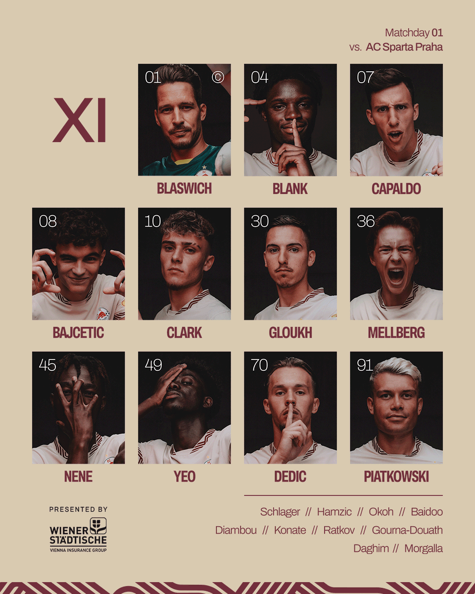 FCRBS_en's tweet image. ♥️ team news:

bajcetic and clark start 🔴
mellberg trusted in the XI 🇸🇪
yeo and nene link up 🇲🇱

#ACSSAL ⚪️🔴