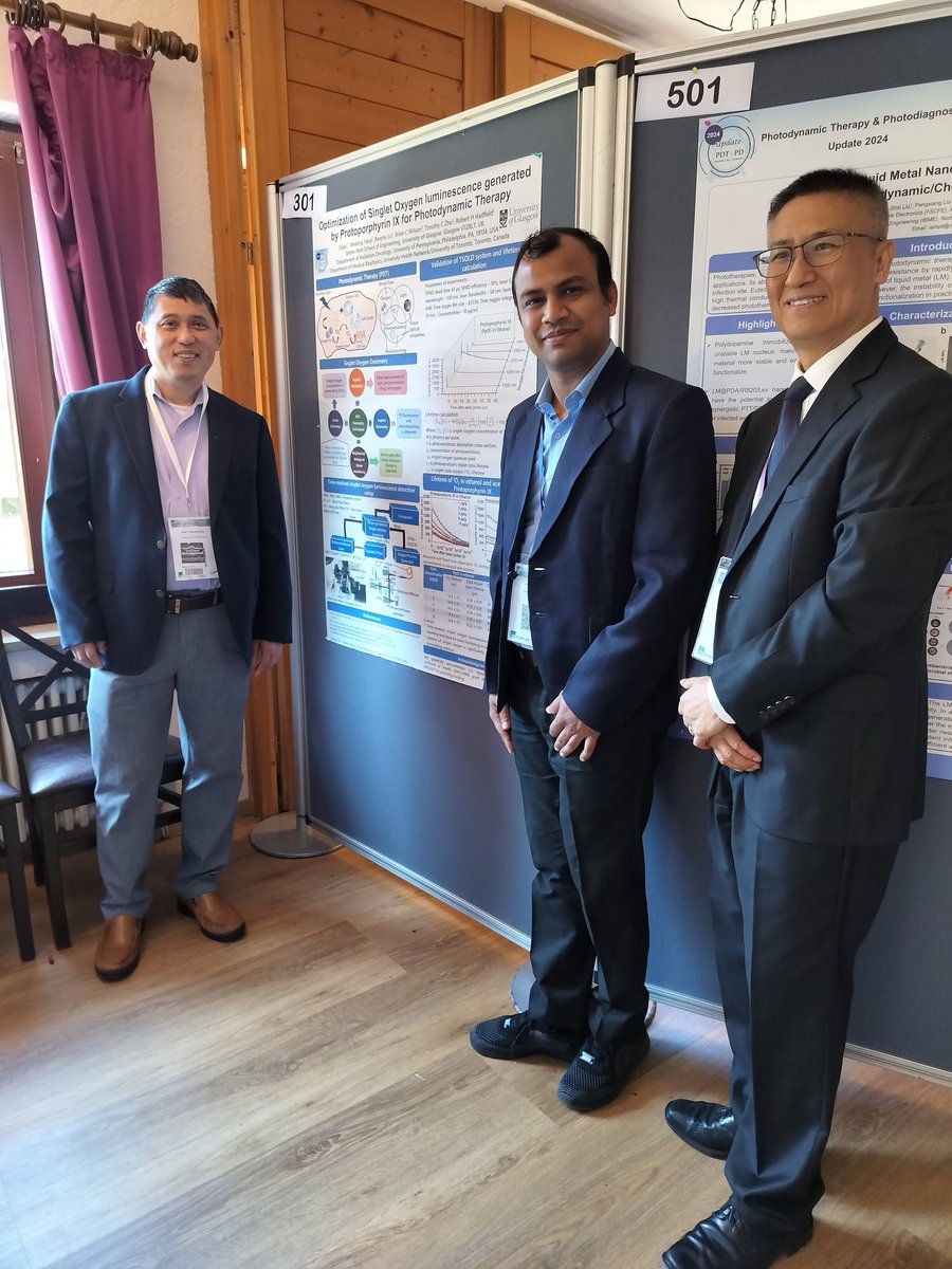 Vikas (@vikas55902130) on Twitter photo Excited to share our work as a poster presentation and having a great interaction with Prof. Timothy Zhu, Prof. Zheng Huang, and many researchers that are working in Photodynamic Therapy at "PDT & PD update", Kochel am See, Munich, Germany.
<a href="/QuantumSensors/">QuantumSensorsGlasgow</a> Excited to share our work as a poster presentation and having a great interaction with Prof. Timothy Zhu, Prof. Zheng Huang, and many researchers that are working in Photodynamic Therapy at "PDT & PD update", Kochel am See, Munich, Germany.
<a href="/QuantumSensors/">QuantumSensorsGlasgow</a>