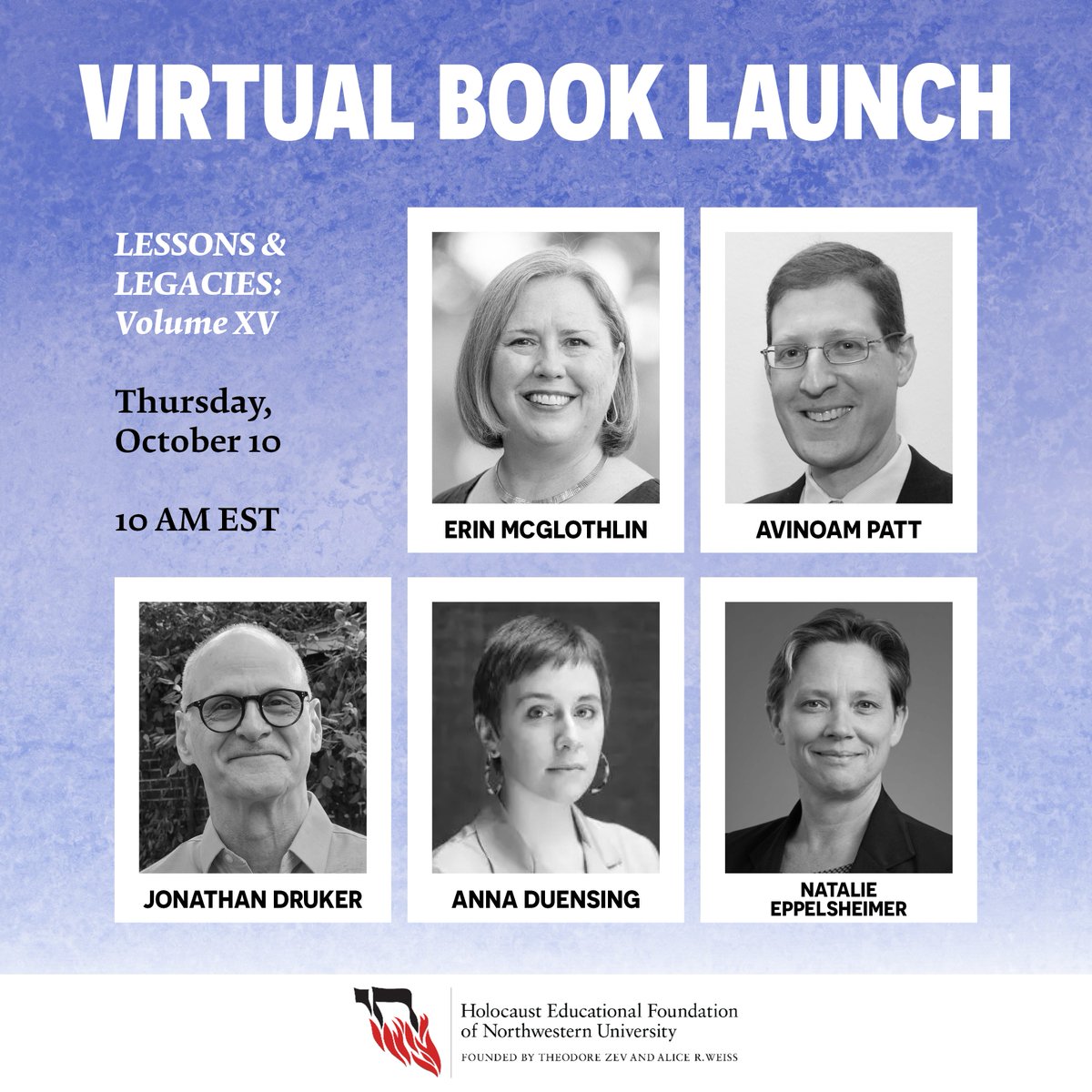 HEFNU is pleased to announce the release of Lessons and Legacies XV: The Holocaust: Global Perspectives, National Narratives, Local Contexts.

Join us on Thursday, October 10 at 10 am Eastern for a virtual book launch.

More information here: hef.northwestern.edu/events/