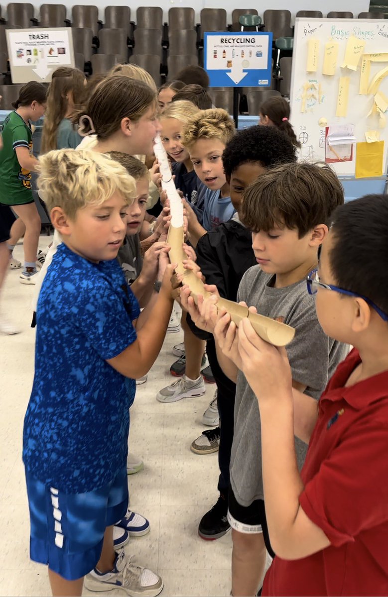 mschoenberger's tweet image. #fifthgrade Ss knocked the pipeline marble challenge out of the park! Great teamwork and organization! They tried first in groups of five and then combined the whole class together...Thanks for idea @ChuckStoffle! It was a hit!