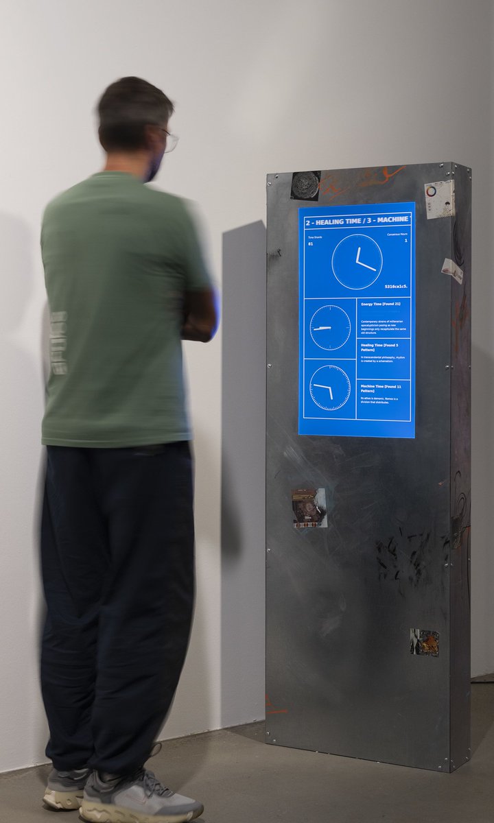 ƤȺƯȽ 🐜 (@brachlandberlin) on Twitter photo Temporal Secessionism / Timezone 1 is exhibited at HEK in "Tools for Change" curated by <a href="/juliaxgulia/">Julia Kaganskiy 🇺🇦</a> - the work was created by Nascent (<a href="/_wjth/">Mx</a> and me) in collaboration with <a href="/moe_fang_adept/">Undead Qdnoktsqfr</a>
hek.ch/programm/ausst… Temporal Secessionism / Timezone 1 is exhibited at HEK in "Tools for Change" curated by <a href="/juliaxgulia/">Julia Kaganskiy 🇺🇦</a> - the work was created by Nascent (<a href="/_wjth/">Mx</a> and me) in collaboration with <a href="/moe_fang_adept/">Undead Qdnoktsqfr</a>
hek.ch/programm/ausst…