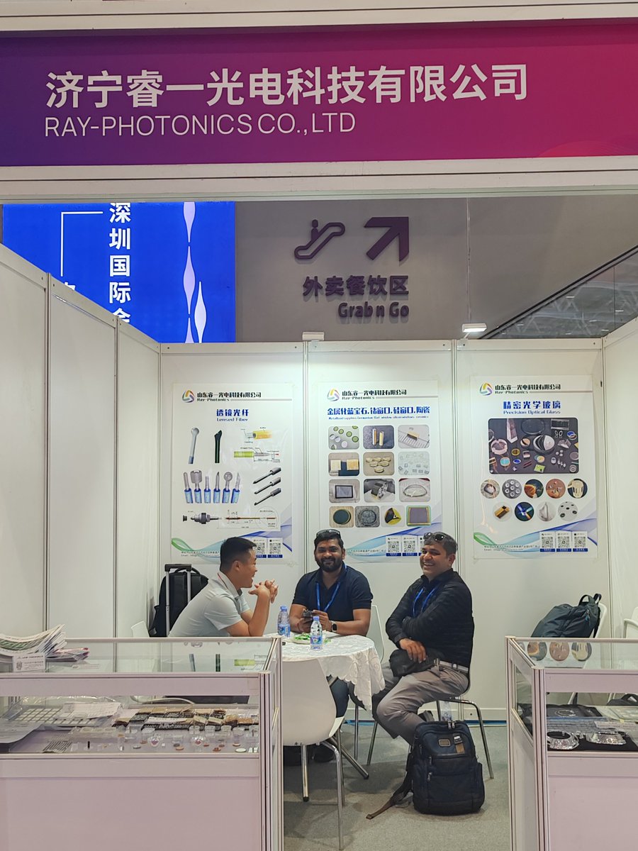rayphotonics's tweet image. Our booth attracted attention from leading companies such as Singapore , Japan, Russian , Pakistan  and Indian Fiber Laser. #Photonics #Laser #Optoelectronics  #LIDAR #Expo #optronics #biomedical #opticalfilter #opticalfiber #customization  #Spectroscopy  #sensing #FiberOptics