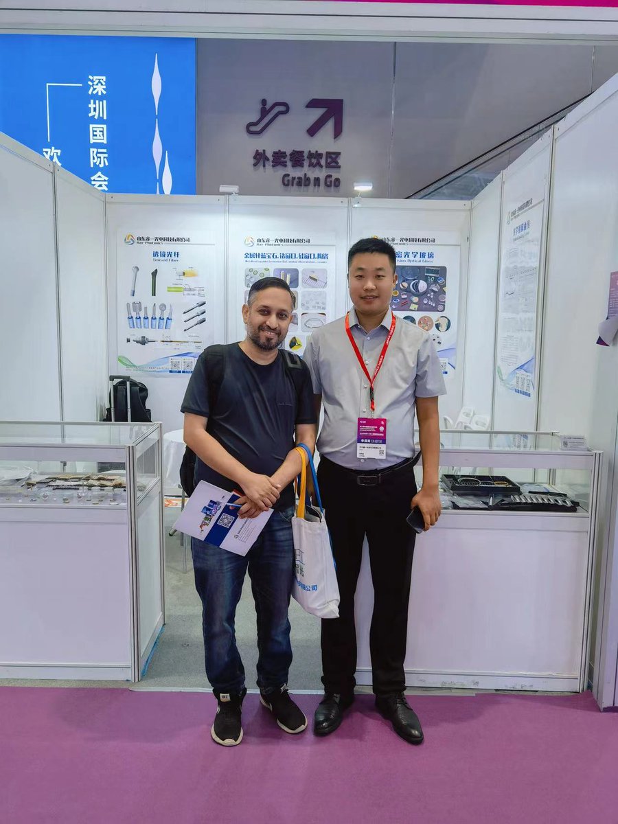 rayphotonics's tweet image. Our booth attracted attention from leading companies such as Singapore , Japan, Russian , Pakistan  and Indian Fiber Laser. #Photonics #Laser #Optoelectronics  #LIDAR #Expo #optronics #biomedical #opticalfilter #opticalfiber #customization  #Spectroscopy  #sensing #FiberOptics