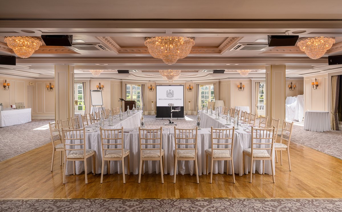 The perfect setup for your next conference ✅

Nestled between Dublin and Belfast, Bellingham Castle offers you excellent service, exceptional surroundings, and elegant amenities to cater for your next meeting or conference.

Contact our Events team today at 042 937 2176.