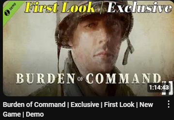 Burden of Command 🇺🇦 (@burdenofcommand) on Twitter photo 💥
First Extended Gameplay Reveal!
💥
We are honored to have <a href="/HistoricalGamer/">Historical Gamer</a> as one of our limited exclusives!
💥
Extended gameplay from a demo (which will eventually be public in not too distant future 😃)
youtu.be/RDeZyTHiHVE?si… 💥
First Extended Gameplay Reveal!
💥
We are honored to have <a href="/HistoricalGamer/">Historical Gamer</a> as one of our limited exclusives!
💥
Extended gameplay from a demo (which will eventually be public in not too distant future 😃)
youtu.be/RDeZyTHiHVE?si…