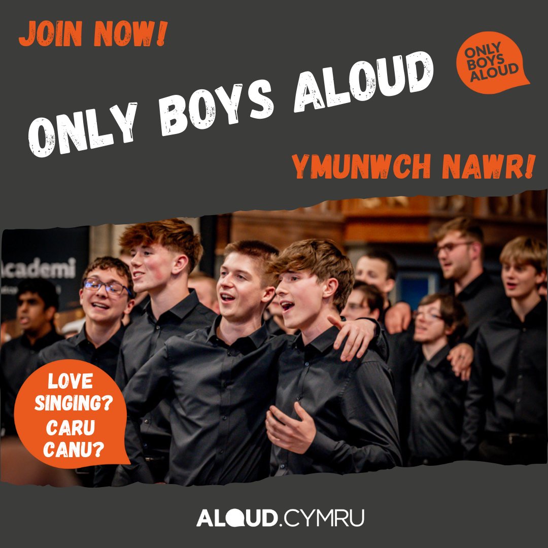 Only Boys Aloud are recruiting for new members in South East Wales! Membership is FREE and non-auditioned.🎶

Come and join our vibrant community of boys who make new friends and enjoy exciting performance opportunities. 

👉 Register here: ow.ly/ZAa750Tq8zr