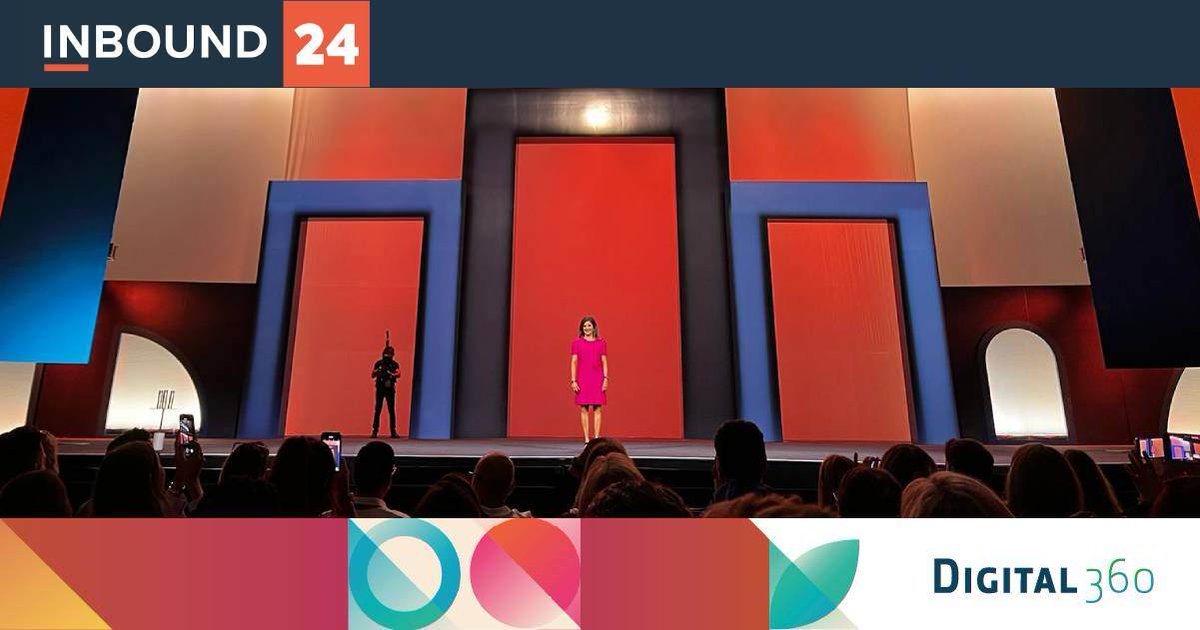 #INBOUND2024 non poteva che iniziare con Yamini Rangan sul palco 🚀
Siamo qui per scoprire tutte le ultime novità del marketing e della tecnologia. 
Seguici per gli aggiornamenti che arriveranno a brevissimo 📲