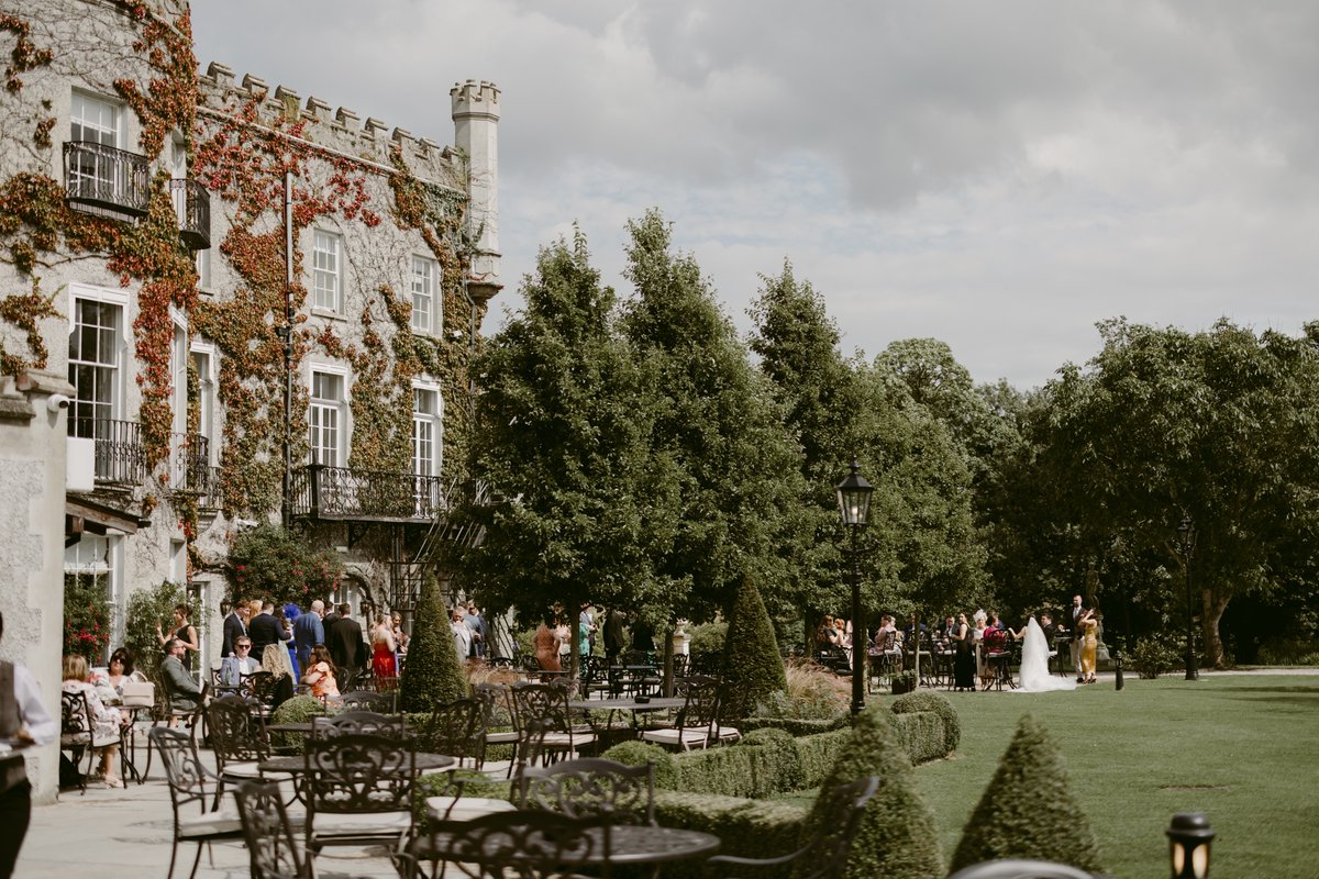Celebrating your special day in the Bellingham Castle sunshine never disappoints 🌅

Enquire today at: bellinghamcastle.ie/weddings

📸 Adam &amp; Grace Photography

#WeddingVenue #Weddings #Bellingham #Castle #Louth #Ireland
