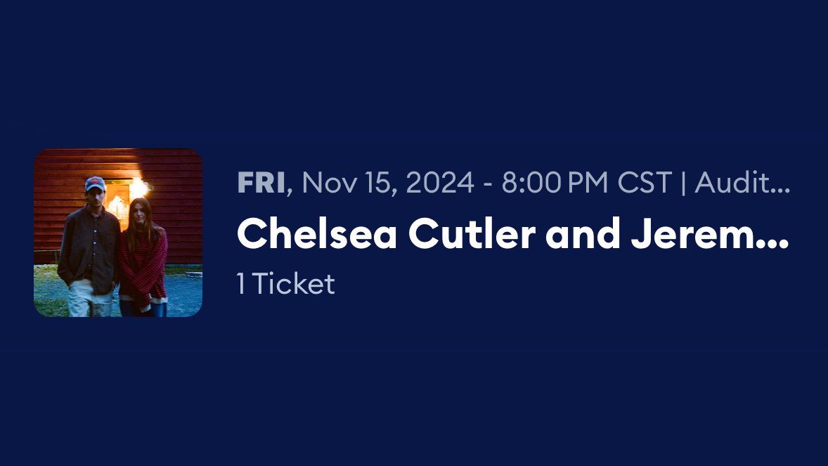 aaliyah ⭐️ (@a_aliyahg) on Twitter photo suddenly my problems are solved 😭 see you at opening night 😭 <a href="/chelseacutler/">chelsea cutler</a> <a href="/jeremyzucker/">jeremy zucker</a> suddenly my problems are solved 😭 see you at opening night 😭 <a href="/chelseacutler/">chelsea cutler</a> <a href="/jeremyzucker/">jeremy zucker</a>