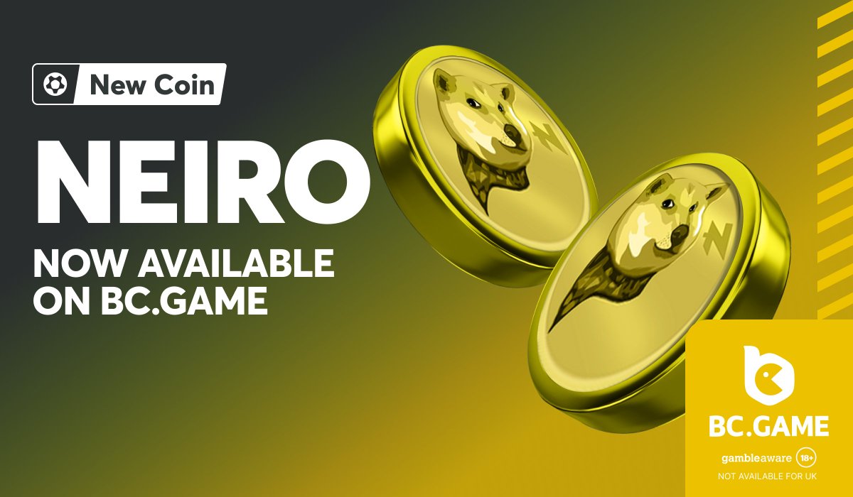 BC.GAME (@bcgame) on Twitter photo We are excited to announce that <a href="/neiroethcto/">Neiro (go to @neiro)</a> is now available on BC.GAME! 🥂
To celebrate, we’re giving away $500 worth of $NEIRO to 50 lucky winners! 🎁
💸 Follow, RT, ♥️, and comment your UID! We are excited to announce that <a href="/neiroethcto/">Neiro (go to @neiro)</a> is now available on BC.GAME! 🥂
To celebrate, we’re giving away $500 worth of $NEIRO to 50 lucky winners! 🎁
💸 Follow, RT, ♥️, and comment your UID!